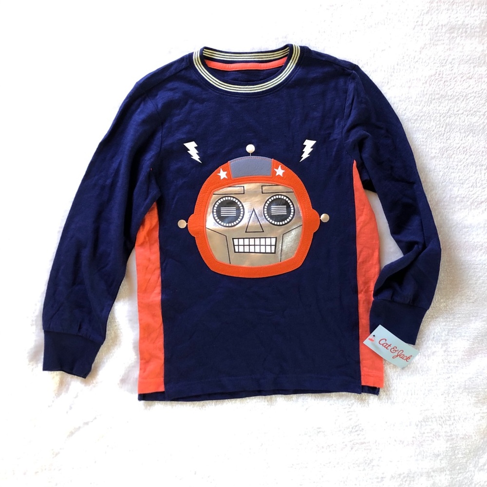 NWT • Cat & Jack Boy’s long sleeve shirt - Picture 1 of 8